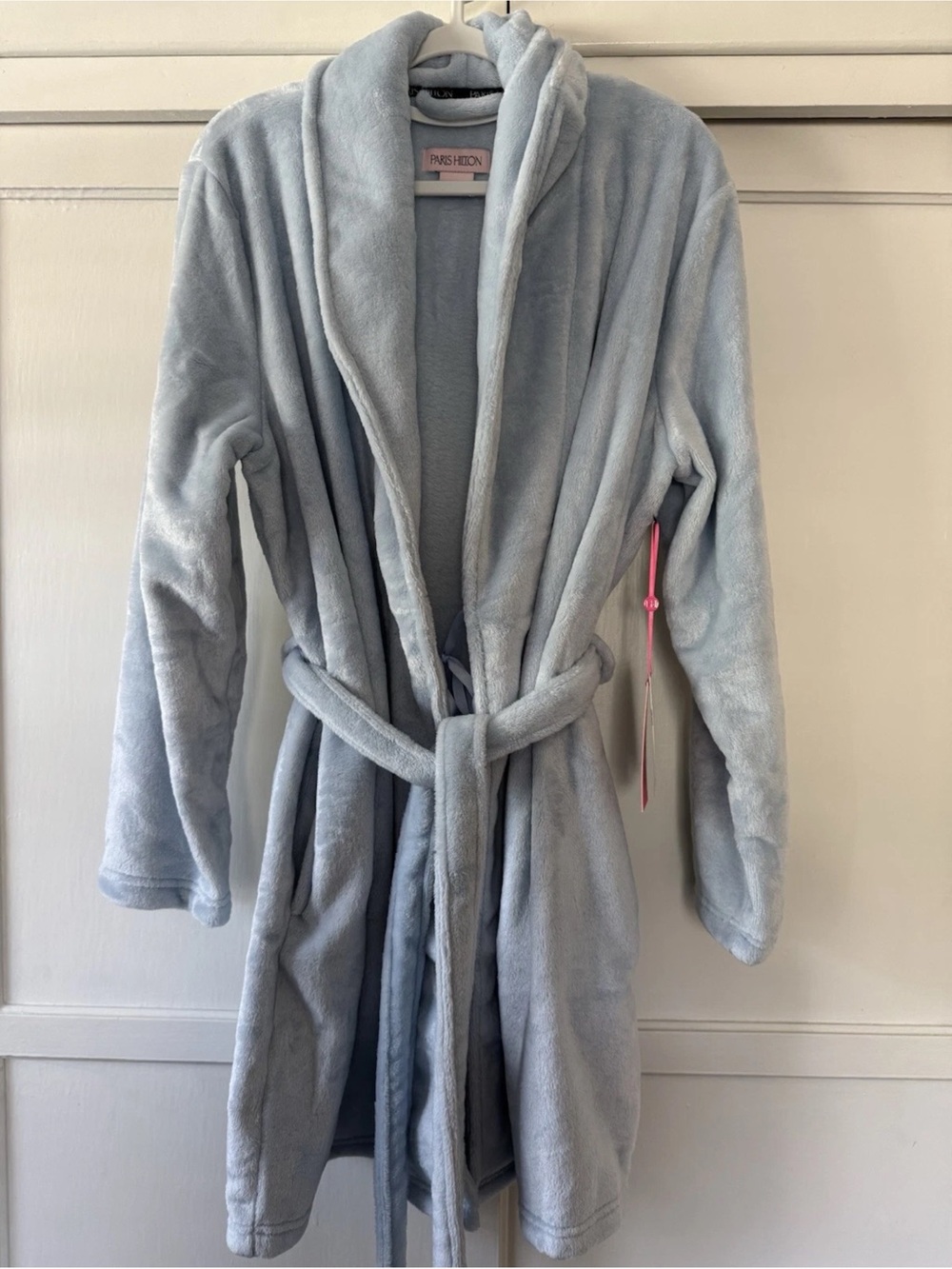 Paris Hilton Iconic Robe Light Blue Sz S/M